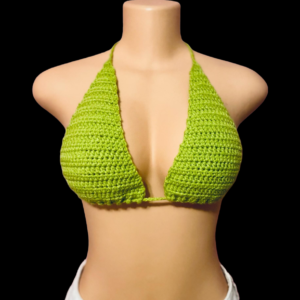 Crochet Triangle Bikini Top